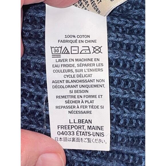 L.L. Bean Shaker-Stitch Sweater - Size S - 100% Cotton with LL Bean Quality - Picture 8 of 8